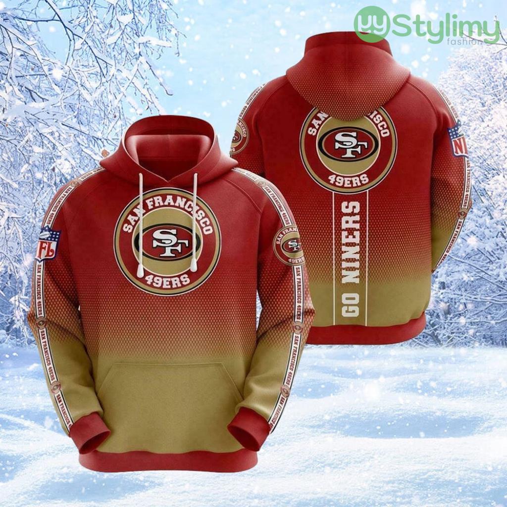 NFL San Francisco 49ers Show Your Team Spirit 3D Hoodie All Over Print 6 NFL San Francisco 49ers Show Your Team Spirit 3D Hoodie All Over Print Product Photo 1