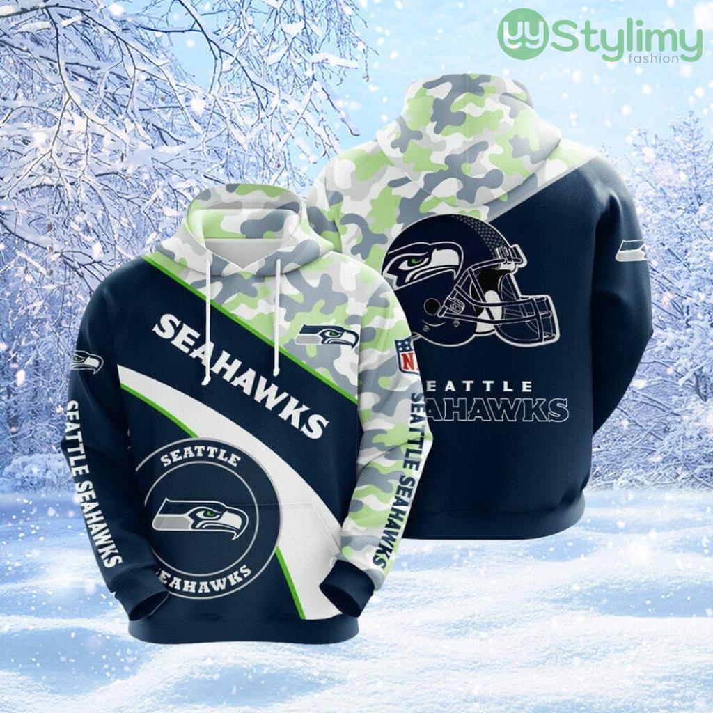 NFL Seattle Seahawks 3D Hoodie All Over Print Unmatched Style And Comfort 6 NFL Seattle Seahawks 3D Hoodie All Over Print Unmatched Style And Comfort Product Photo 1
