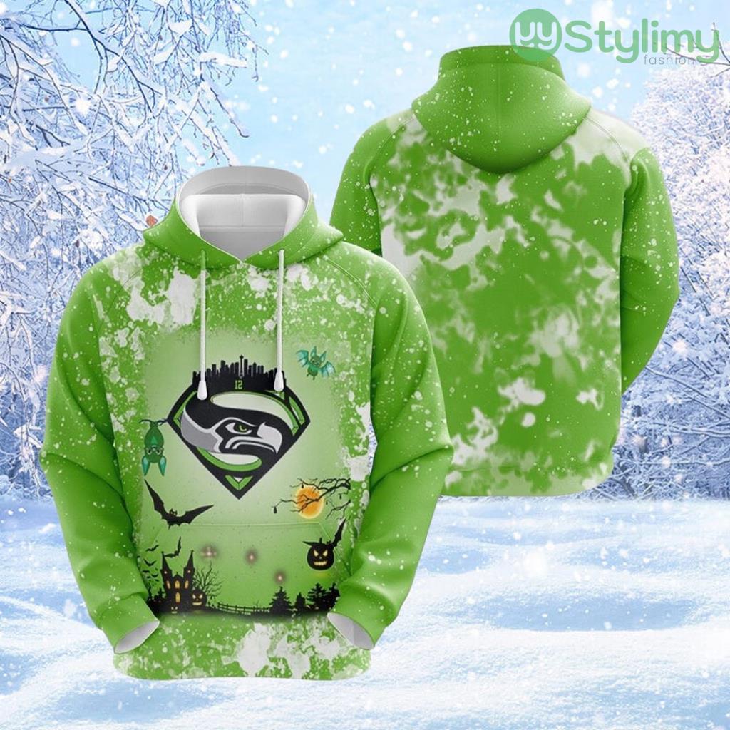 NFL Seattle Seahawks American Football Logo Halloween 3D Hoodie All Over Print For Awesome Fans 6 NFL Seattle Seahawks American Football Logo Halloween 3D Hoodie All Over Print For Awesome Fans Product Photo 1