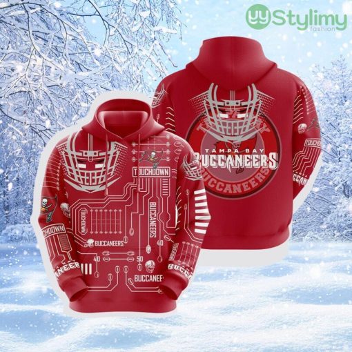 NFL Tampa Bay Buccaneers 3D Hoodie All Over Print Get Ready For Game Day Product Photo 1
