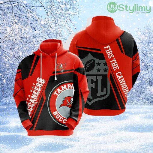 NFL Tampa Bay Buccaneers 3D Hoodie All Over Print Show Your Team Spirit Product Photo 1