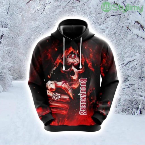 NFL Tampa Bay Buccaneers Skull Champion Your Team Hoodie 3D All Over Print Product Photo 1