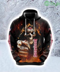 NFL Tampa Bay Buccaneers Skull Score Big In Style Hoodie 3D All Over Print Product Photo 1