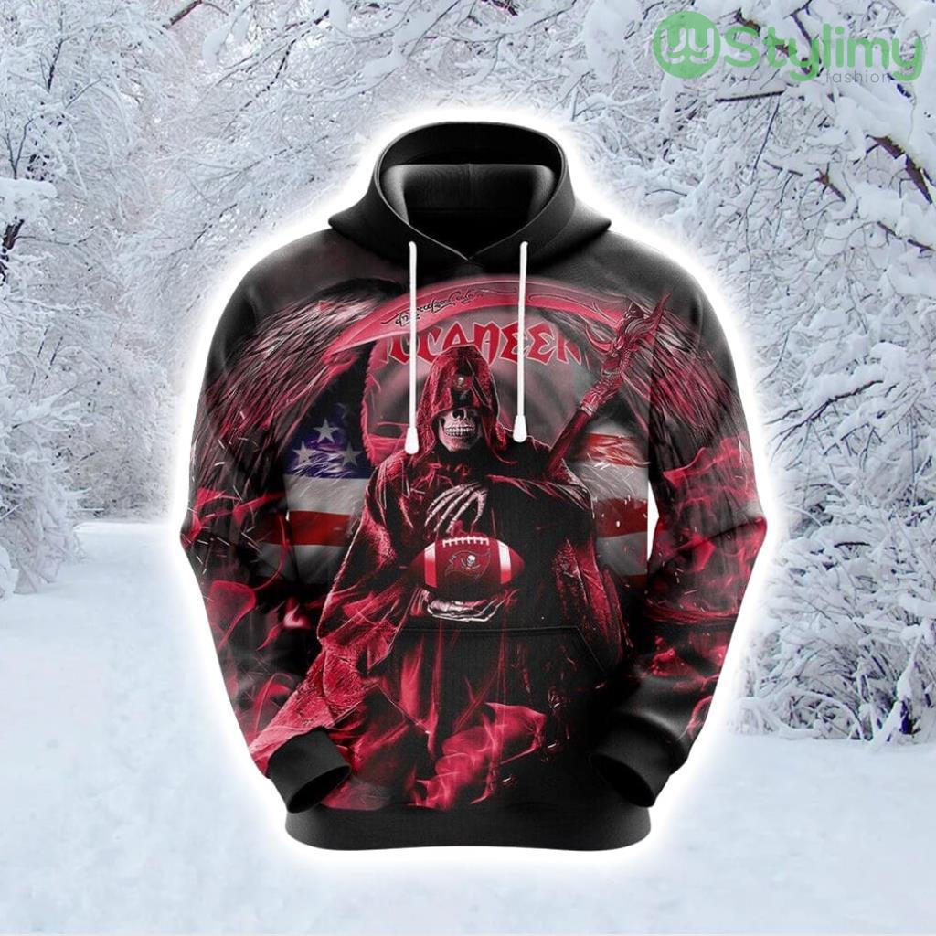 NFL Tampa Bay Buccaneers Skull Up For Victory Hoodie 3D All Over Print 6 NFL Tampa Bay Buccaneers Skull Up For Victory Hoodie 3D All Over Print Product Photo 1