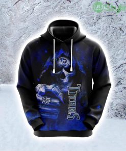 NFL Tennessee Titans Skull Champion Your Team Hoodie 3D All Over Print Product Photo 1