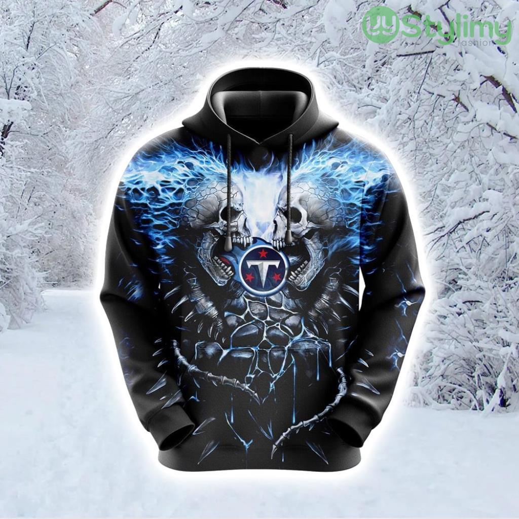 NFL Tennessee Titans Skull Unleash Your Fandom Hoodie 3D All Over Print 6 NFL Tennessee Titans Skull Unleash Your Fandom Hoodie 3D All Over Print Product Photo 1