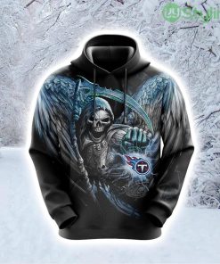 NFL Tennessee Titans Skull Up For Victory Hoodie 3D All Over Print Product Photo 1