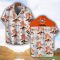 Opel Orange Coconut Pattern Combo 3D Hawaiian Shirt And Shorts Product Photo 2