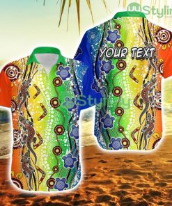 Personalised Naidoc Aboriginal Lizard And Turtle Hawaiian Shirt Trending Summer Product Photo 1