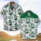 Peugeot Green Coconut Pattern Combo 3D Hawaiian Shirt And Shorts Product Photo 2