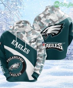 Philadelphia Eagles Printed Nfl Limited Edition Gift 3D Hoodie All Over Print Product Photo 1