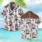 Pontiac Brown Coconut Tree Pattern 3D Hawaiian Shirt And Shorts Product Photo 2