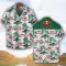 Red Bull Green Coconut Pattern Combo 3D Hawaiian Shirt And Shorts 3 Red Bull Green Coconut Pattern Combo 3D Hawaiian Shirt And Shorts Product Photo 2