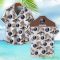 Saab Automobile Brown Coconut Tree Pattern 3D Hawaiian Shirt And Shorts 3 Saab Automobile Brown Coconut Tree Pattern 3D Hawaiian Shirt And Shorts Product Photo 2