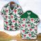 Same Green Coconut Pattern Combo 3D Hawaiian Shirt And Shorts Product Photo 2