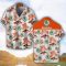 Skoda Auto Orange Coconut Pattern Combo 3D Hawaiian Shirt And Shorts Product Photo 2