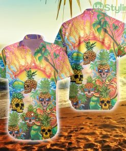 Skull Pineapple Art Hawaiian Shirt Product Photo 1