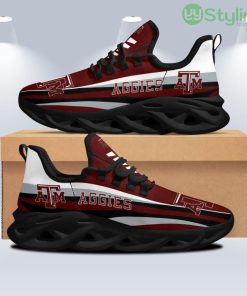 Texas A&M Aggies Max Soul Running Shoes Sneaker Running Fashion Product Photo 1