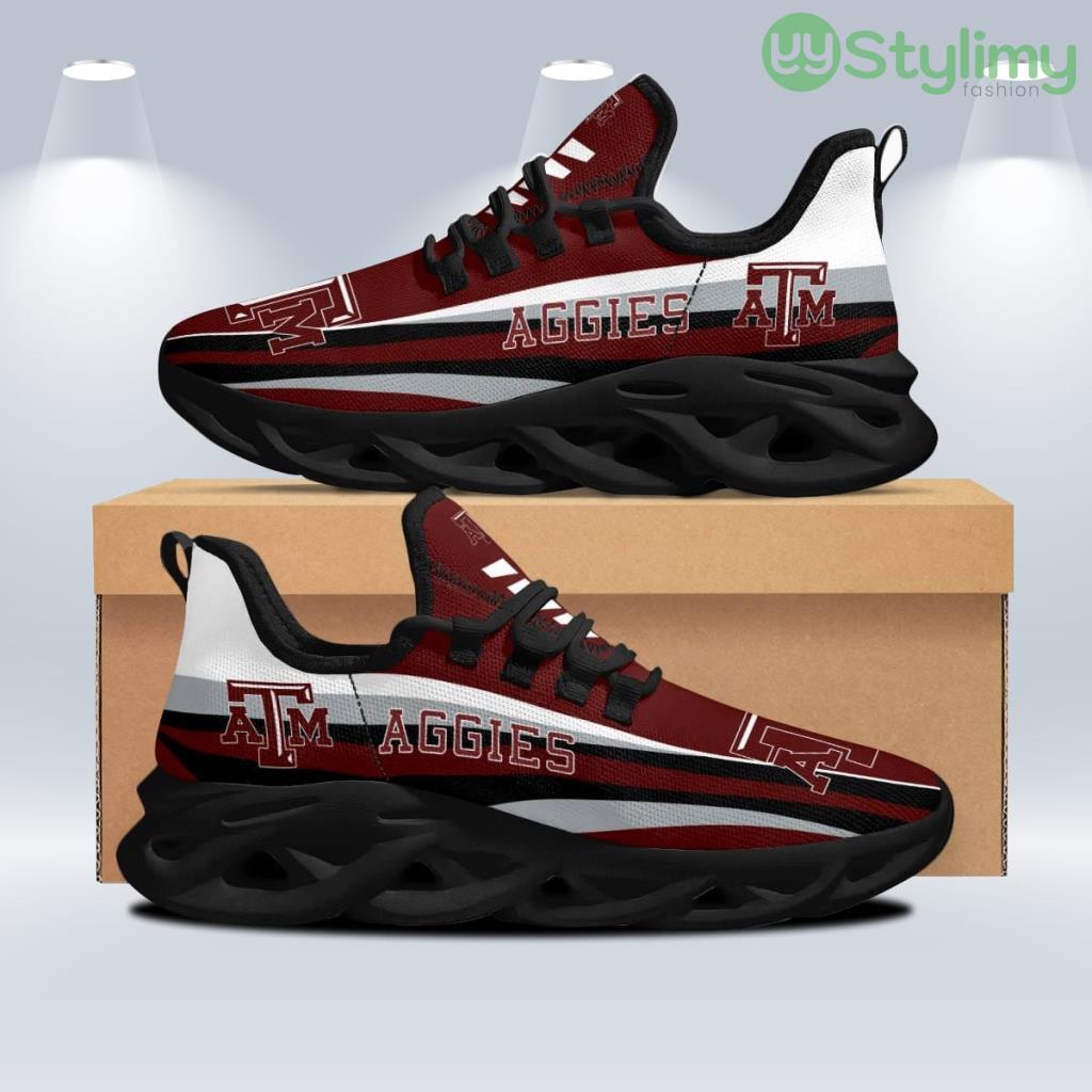 Texas A&M Aggies Max Soul Running Shoes Sneaker Running Fashion 3 Texas A&M Aggies Max Soul Running Shoes Sneaker Running Fashion Product Photo 1