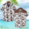 Kubota Brown Coconut Tree Pattern 3D Hawaiian Shirt And Shorts Product Photo 2