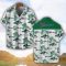 Ventrac Green Coconut Pattern Combo 3D Hawaiian Shirt And Shorts Product Photo 2